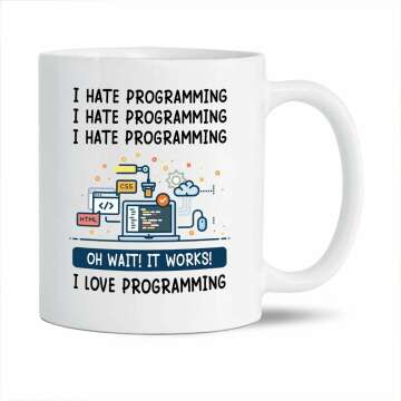 Funny Programmer Coffee Mug for Software Developers