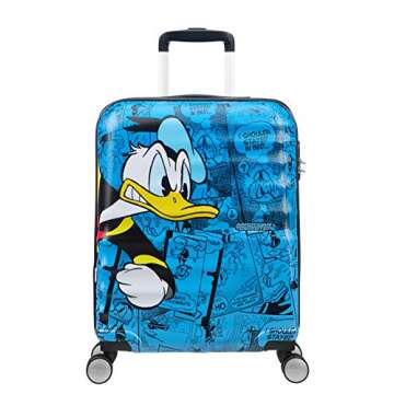 American Tourister - Disney Wavebreaker - Spinner 55/20 Hand Luggage, 55 cm, 36 liters, Multicolour (Donald Duck)