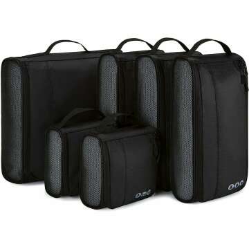 6PC Luggage Packing Cubes