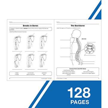 Carson Dellosa The 100+ Series: Human Body Workbook―Grades 5-8 Science Book, Human Anatomy, Bones, Muscles, Organs, the Nervous System, Health and Nutrition (128 pgs) (Volume 13)