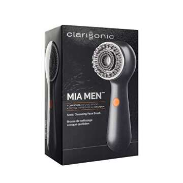 Clarisonic Mia Men | Facial Cleansing Brush and Men's Grooming Tool | Pre-Shave Face Brush for Blackhead Removal | Suitable for Sensitive Skin