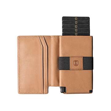 Ekster Parliament Wallet - Slim Leather Wallet - RFID Blocking - Quick Card Access - Cash Strap - Bi-Fold Wallet - Premium European Leather