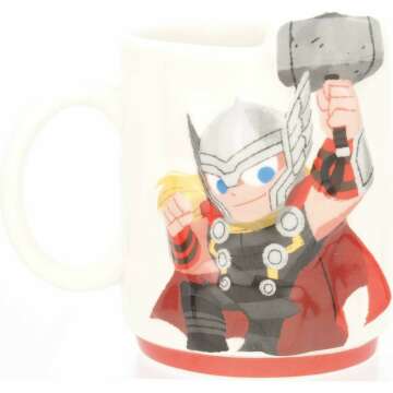 Marvel Mighty Saw & Loki Pair Mug Set 380ml