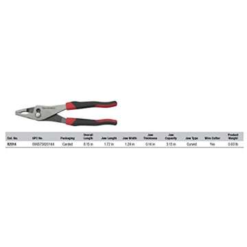 GEARWRENCH Slip Joint Pliers, Dual Material, 8" - 82014