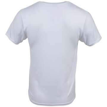 Gildan Men's V-Neck T-Shirt 6-Pack White Large