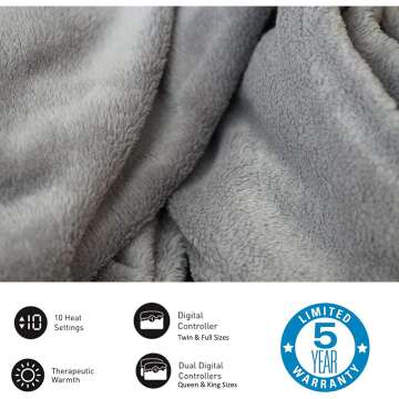 Warm & Cozy King Electric Blanket