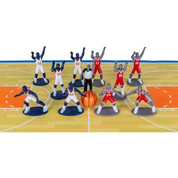 Kaskey Kids Basketball Guys - Red/Blue Inspires Kids Imaginations with Endless Hours of Creative, Open-Ended Play – includes 2 Teams & accessories – 21 pieces in every set!