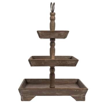 Elegant 3 Tier Decorative Tray - Perfect for Home