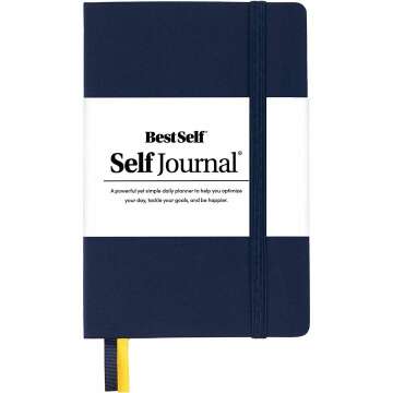 Self Journal by BestSelf — Undated 13-Week Planning, Productivity and Positivity System for Max Achievement and Goal Success — Track Gratitude, Habits and Goals Daily and Weekly (Midnight Blue)