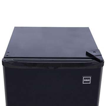 RCA Black Mini Refrigerator with Freezer - 3.2 Cu.Ft.