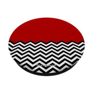 Twin Peaks Red Room Curtains And Floor Art PopSockets Standard PopGrip