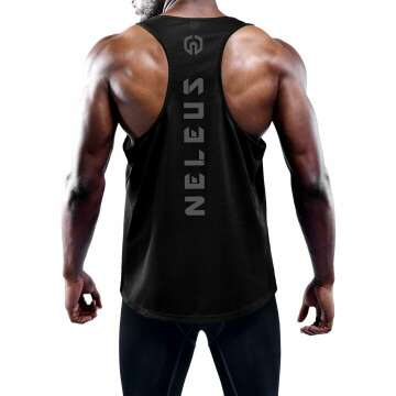 Men's 3 Pack Y-Back Dry Fit Tank Tops