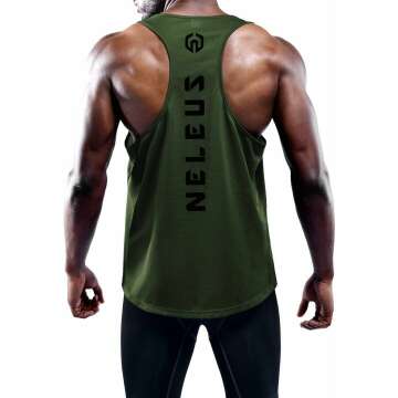 Men's 3 Pack Y-Back Dry Fit Tank Tops