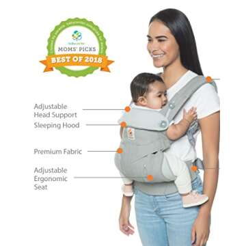 Ergobaby Carrier Positions Pearl