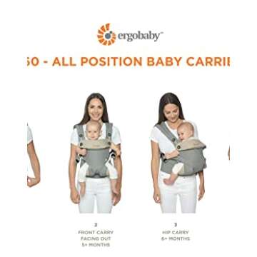 Ergobaby Carrier Positions Pearl