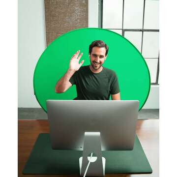 Green Screen Webcam Backdrop