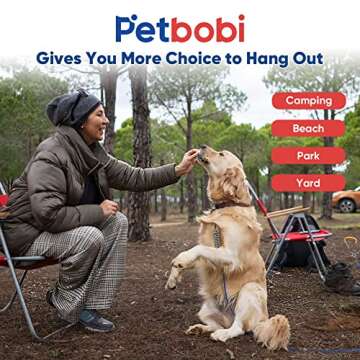 Petbobi Dog Tie-Out Gear for Outdoor Fun