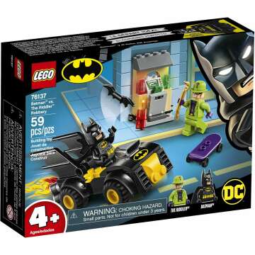 LEGO DC Batman: Batman vs The Riddler Robbery 76137 Building Kit (59 Pieces)