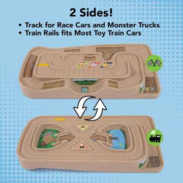 Simplay3 Portable Kids Race Track Train Table