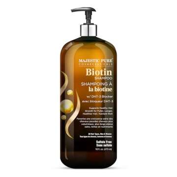 Majestic Pure Biotin Shampoo for Hair Growth & Nourishment