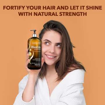 Biotin Shampoo for Hair Growth by Majestic Pure