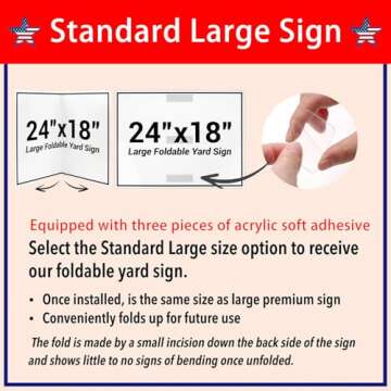 Harris Waltz 2024 Double-Sided Yard Sign 24x18