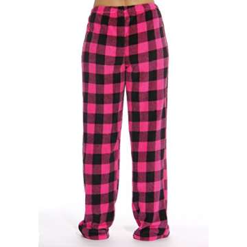 Just Love 6286-FUS-XS Women's Plush Pajama Pants - Petite to Plus Size Pajamas