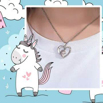 Magical Shonyin Unicorn Necklace with CZ Pendant