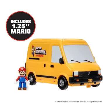 THE SUPER MARIO BROS. MOVIE – Van Playset with 1.25” Mini Mario Figure