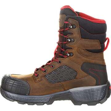 ROCKY Treadflex 8" Waterproof Composite Toe Boots