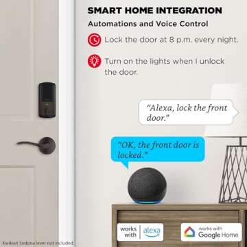 Kwikset 99380-002 Halo Wi-Fi Smart Lock Keyless Entry Electronic Keypad Deadbolt Featuring SmartKey Security, Venetian Bronze