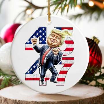 Trump Ornament 2024 - Gift for Supporters and Patriots