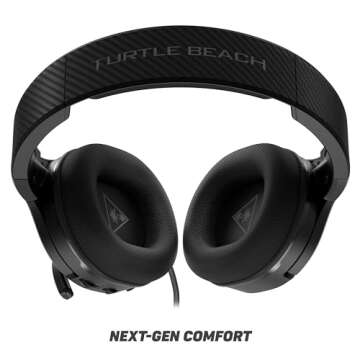 Turtle Beach Recon 200 Gen 2 Powered Gaming Headset for Xbox Series X, Series S & One, PlayStation 5, PS4, Nintendo Switch, Mobile, & PC with 3.5mm connection - Black