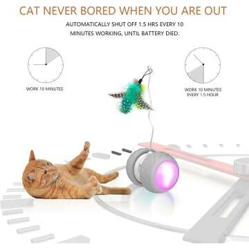 Interactive Cat Feather Toys