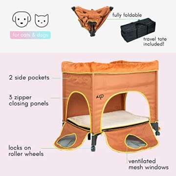 Petique Bedside Lounge Pet Bed - Medium Pets Bunk Design