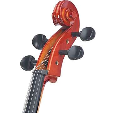 Cecilio Cello Musical Instrument For Kids & Adults - Cellos Kit w/Bow, Stand, Bag - Stringed Music Instruments For Students (1/2-size, Natural)