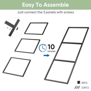 BARNSMITH 30in x 84in Frosted Glass Barn Door with 5FT Top Mounted Hardware kit Include Soft Close Mechanism Black Carbon Steel Tempered Frosted Glass Sliding Door,Assemble Required Easy Installation