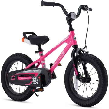 EZ Kids Bike, Innovation 2-in-1 Balance to Pedal Beginners Learning Bicycle Boys Girls Ages 3-9 Years, 12 14 16 18 Inch Multiple Colors, No Training Wheel Needed