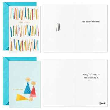 36 Celebration Birthday Cards with Envelopes