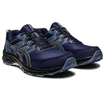 ASICS Men's Gel-Venture 9 Running Shoes, 10, Midnight/Sky - Comfort & Durability