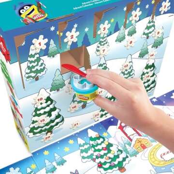 Play-Doh Christmas Advent Calendar - 24 Days of Fun Activities