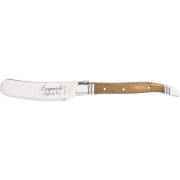 Luxury Olive Wood Butter Knives Set of 4