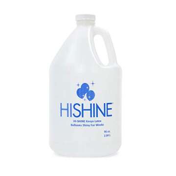 Hi-Shine Balloon 96 oz - Keeps Latex Balloons Shiny For Weeks. For An Elegant Hi Gloss Finish in Minutes. Enhance Party Decor - Birthdays - Weddings - Special Events - Easy Application, Long Lasting