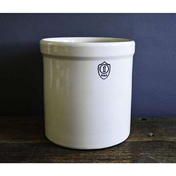 Gardener's Supply Company Ohio Stoneware 1GC Crock 7-34/"x8-1/4-1 Gallon