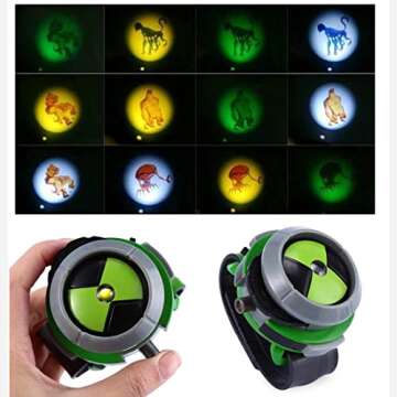 Grostmend Ben 10 Omnitrix Watch - Projector & Games for Kids