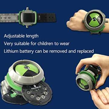 Ben 10 Omnitrix Watch for Kids with Projector and Games