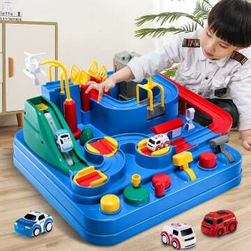 Exciting Kids' Car Track Toys: Engaging Puzzle Rail Playsets