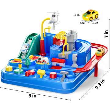 Kids' Car Track Toys: Fun Puzzle Rail Sets for All