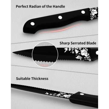 Stapava Steak Knives Set of 8 - Sharp & Stylish