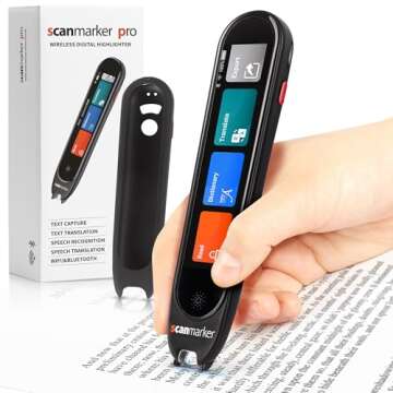 Scanmarker Pro | Translation Pen & Reading Pen for Kids & Adults | Assistive Tool & Language Translator Device for Dyslexia, Reading Support & Language Learners | Translator Pen for 100 Languages